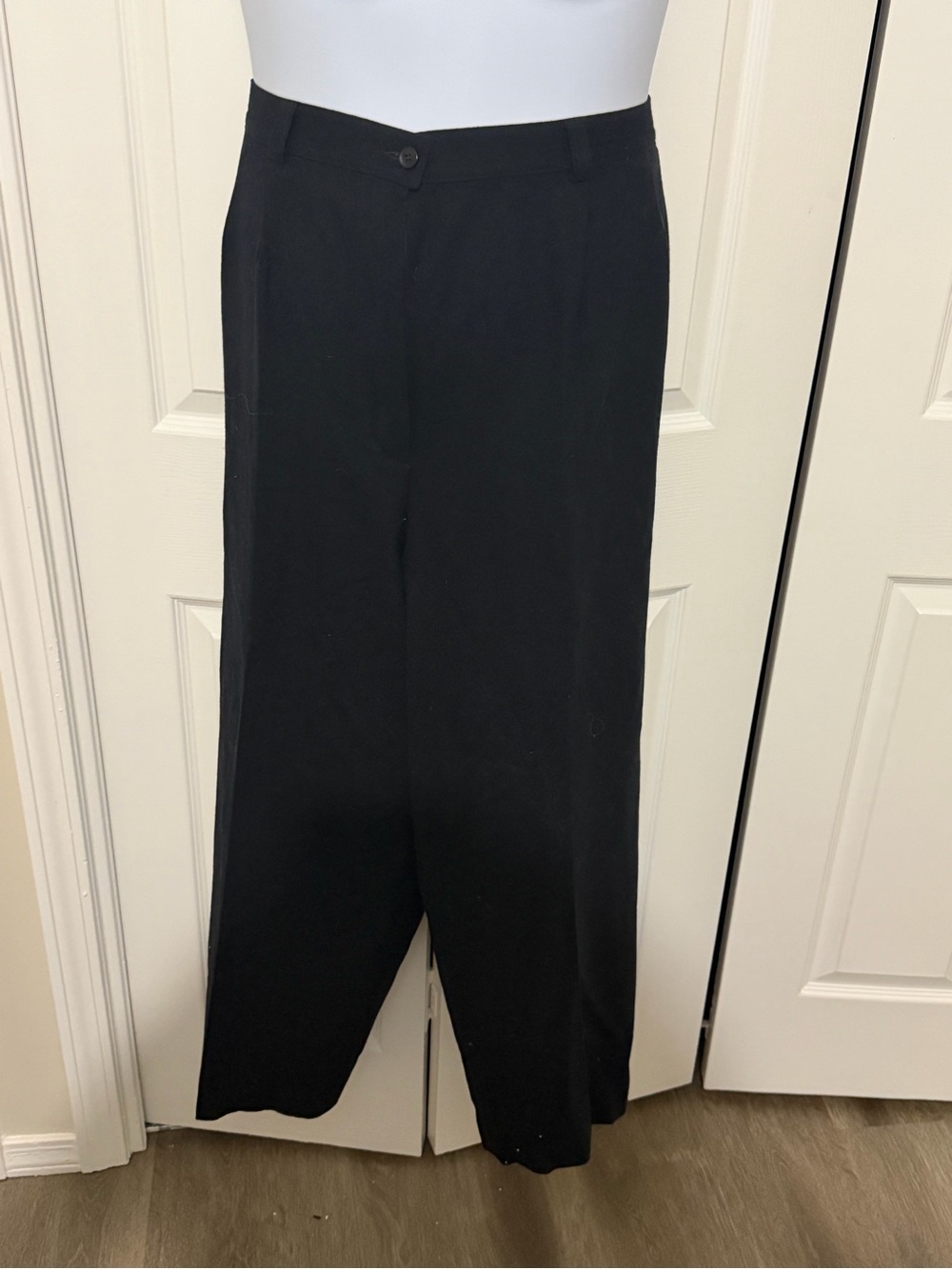 Pendleton Black Wide-Leg Women's Trousers 2x